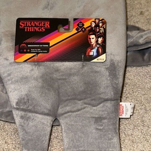 Stranger Things Demogorgon Cat bed, sack w catnip toy Crinkle explore kitten fer - Picture 7 of 7